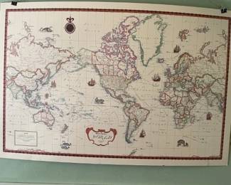 World Map Wall decor