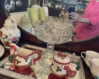 Fitz & Floyd Sugar/Creamer; Compote