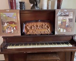 Upright piano...needs tuning. Great price!!!