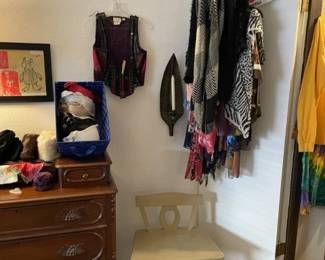 Scarves, Small chair, misc