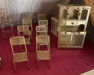 Doll House Chairs, Cabinet, High Chair