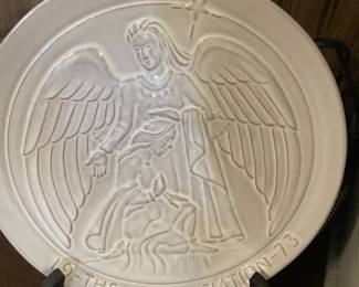 Frankoma 1973 - Virgin Mary w/ Angel - The Annunication