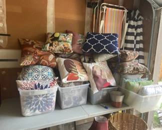 Decorative pillows galore!