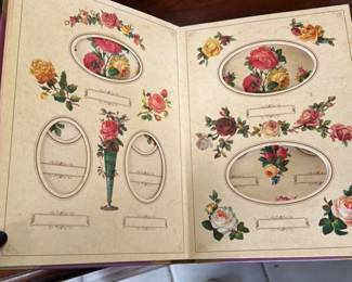 Vintage roses Photograph album