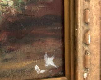 Vintage Floral Stillife Oil Painting