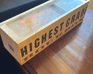 Booker's True Barrel Bourbon Wooden Crate