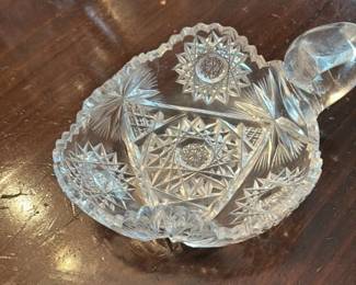 Antique Cut Crystal Bowl