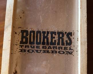 Booker's True Barrel Bourbon Wooden Crate