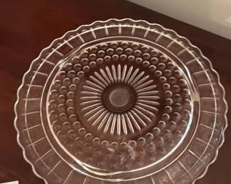 Vintage Glass Cake Stand