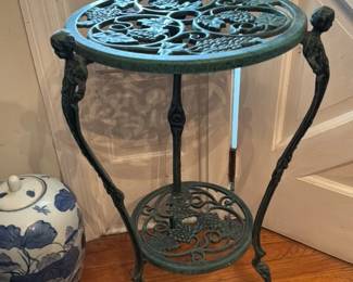 Antique Cast Iron Plant Stand
