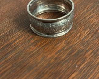 Antique Silver Napkin Ring
