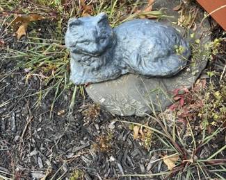 Vintage Concrete Garden Gnome Statue