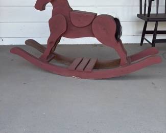 Wooden Rocking Horse