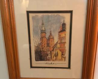 Framed Print of Krakow Architecture