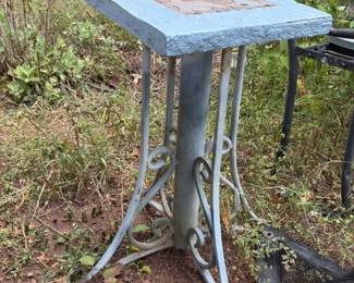 Cast Iron Bird Bath Pedestal