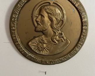 Sacred Heart of Jesus Plaque