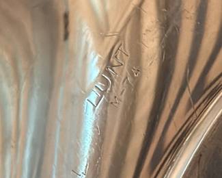 Lunt Sterling Silver Footed Tray