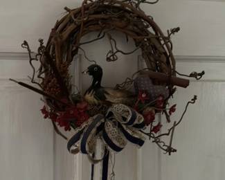 Grapevine Wreath with Decorative Accents