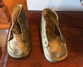 Gilded Baby Shoes