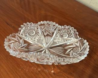 Antique Cut Crystal Bowl