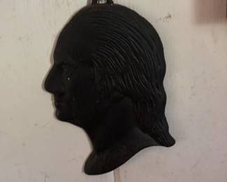 Vintage Black Silhouette of George Washington