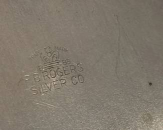 Silver Plated Covered Serving Dish - Rogers Bros