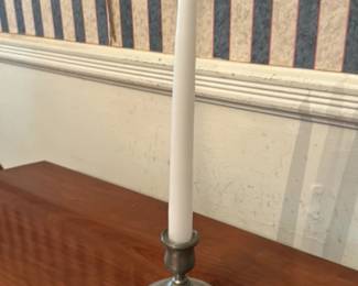 Pewter Candlestick