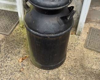 Vintage Metal Milk Can