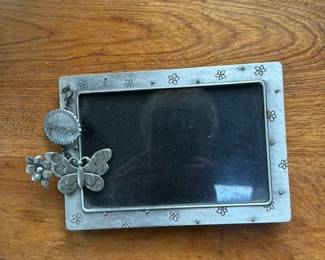 Vintage Butterfly Photo Frame