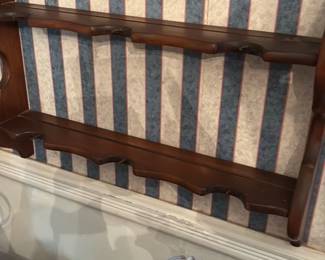 Antique Wooden Gun Rack