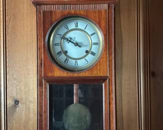Oak Regulator Wall Clock