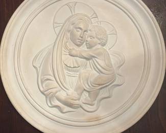 Madonna and Child Relief Plaque