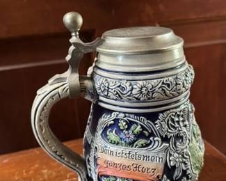 German Beer Stein "Dein ist des Meins ganzes Herz"