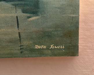 Seascape with Boats by Ruth Jewell