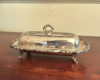 Roger Bros Silver Plated Butter Dish