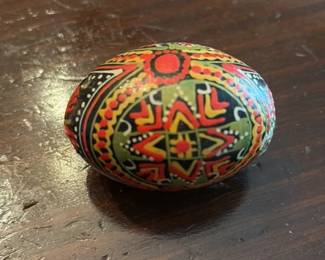 Ukranian Pysanka Easter Egg
