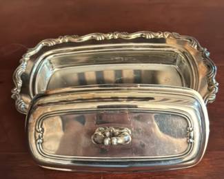 Roger Bros Silver Plated Butter Dish