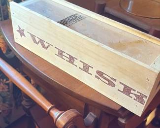 Booker's True Barrel Bourbon Wooden Crate