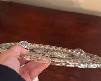 Vintage Glass Cake Stand