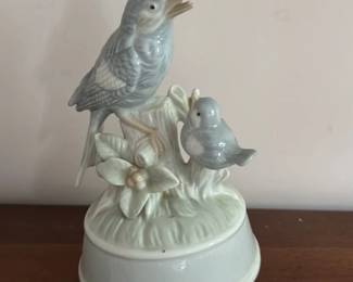 Vintage Porcelain Figurine of Two Birds
