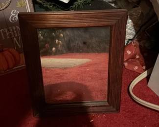 Wooden Framed Mirror