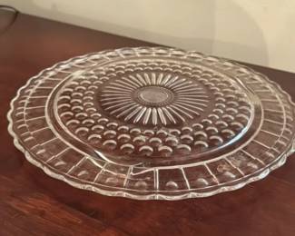 Vintage Glass Cake Stand