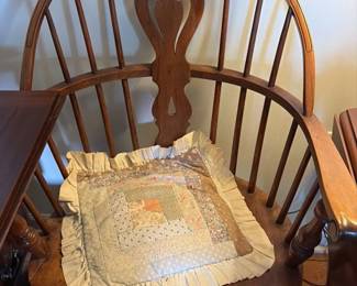 Antique Spindle Back Rocking Chair