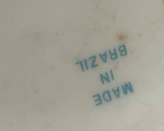 white enameled pitcher