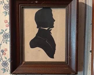 Antique Silhouette Portrait