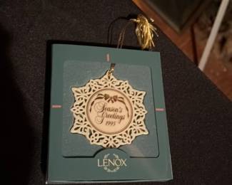 Lenox Christmas Ornament