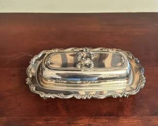 Roger Bros Silver Plated Butter Dish