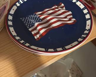 USA 2002 Commemorative Plate