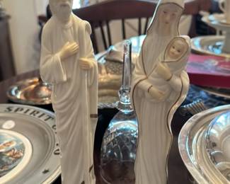 Porcelain Nativity Scene Figures