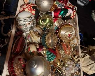 Assorted Vintage Christmas Ornaments